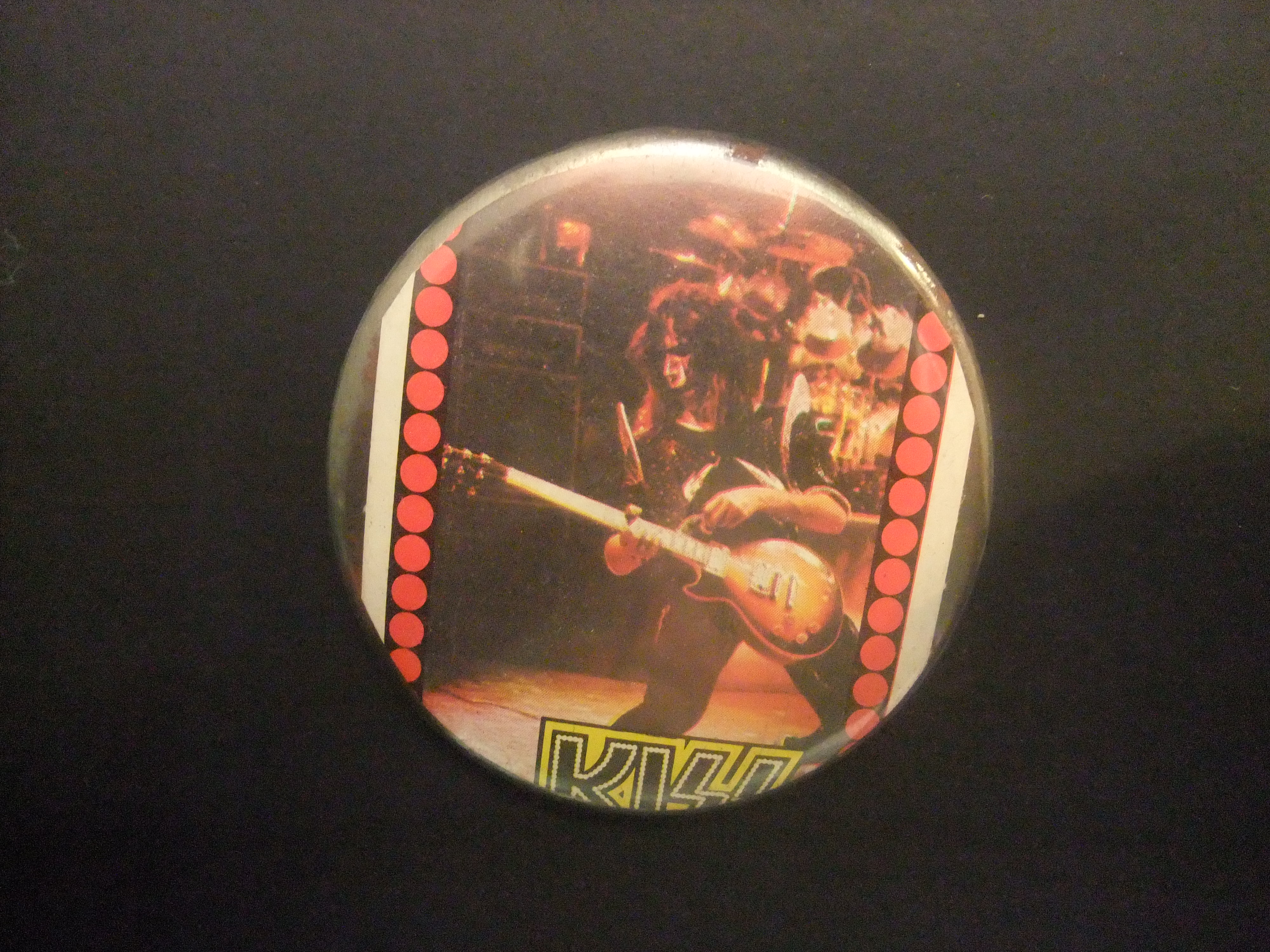 Kiss Amerikaanse hardrockband onbekend lid met gitaar